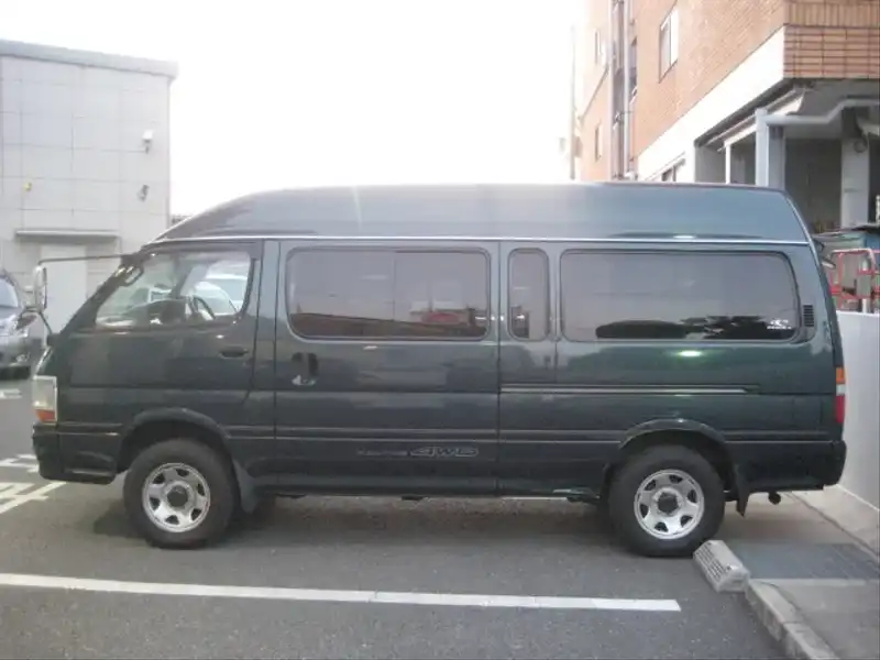 カタログ画像：ハイエースバン（HIACE VAN） スーパーＧＬ－Ｅ 2002年8月 KG-LH188K 3000cc ダークグリーンマイカメタリック 外装