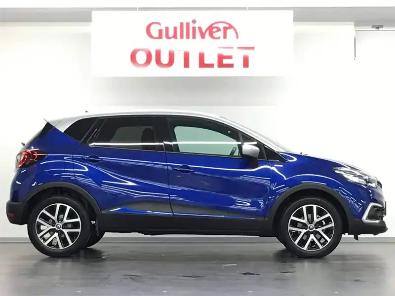 カタログ画像：キャプチャー（CAPTUR） Ｓエディション 2018年10月 ABA-2RH5F1 1200cc ブルー アイロン Ｍ+グリ プラティヌ Ｍ 燃費17.2km / l 外装