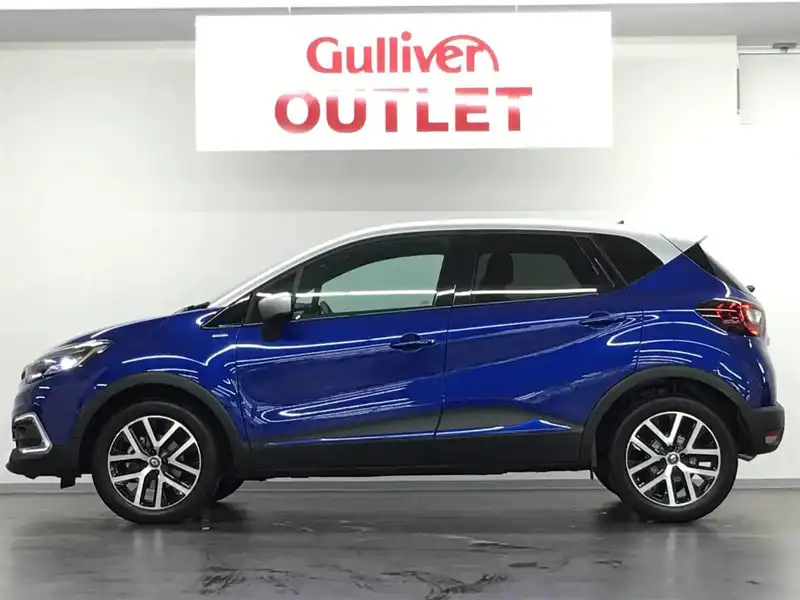 カタログ画像：キャプチャー（CAPTUR） Ｓエディション 2018年10月 ABA-2RH5F1 1200cc ブルー アイロン Ｍ+グリ プラティヌ Ｍ 燃費17.2km / l 外装