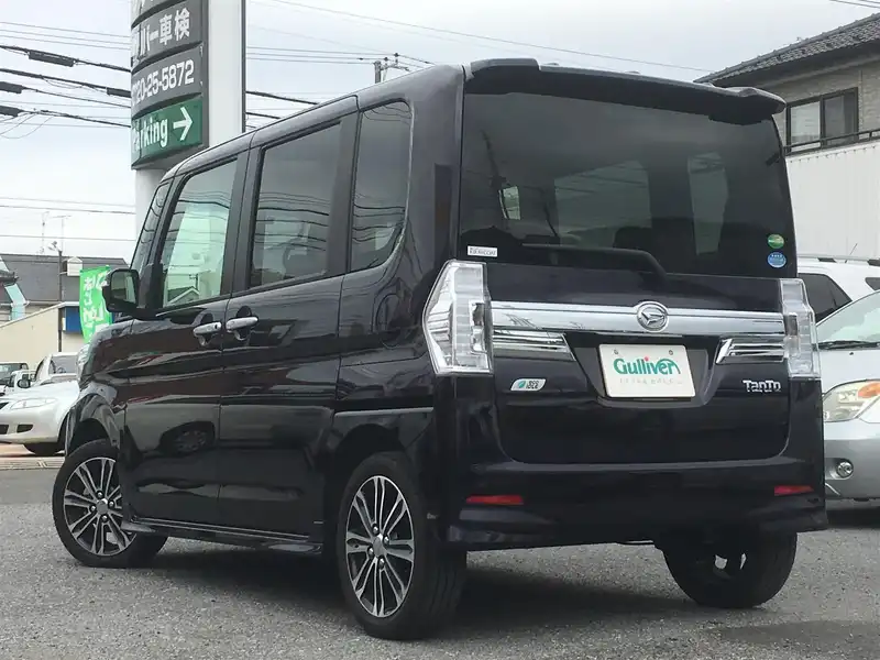 カタログ画像：タント（TANTO） カスタムＲＳ トップエディションＳＡ 2014年10月 DBA-LA610S 660cc ブラックマイカメタリック 燃費24.6km / l バック