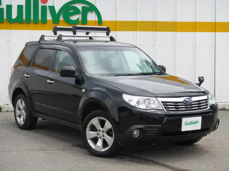 カタログ画像：フォレスター（FORESTER） スポーツリミテッド 2009年7月 DBA-SH5 2000cc オブシディアンブラック・パール 燃費13.8km / l  メイン（その他）