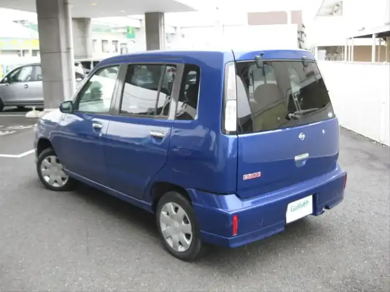 カタログ画像：キューブ（CUBE） アルテ 2001年5月 TA-AZ10 1300cc ブリリアントブルー（ＴＰＭ） 燃費14.8km / l  バック