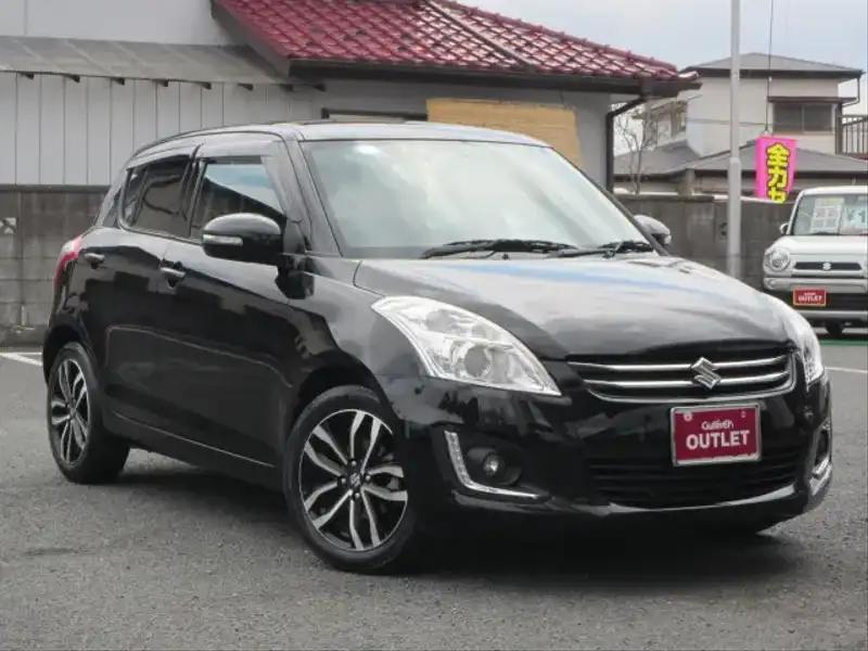 カタログ画像：スイフト（SWIFT） スタイル 2014年6月 DBA-ZC72S 1200cc スーパーブラックパール 燃費20.6km / l メイン