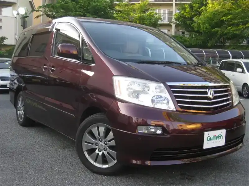 カタログ画像：アルファードＶ（ALPHARD V） ＭＸ Ｌエディション 2002年5月 TA-MNH15W 3000cc ボルドーマイカ 燃費8.6km / l  メイン（その他）