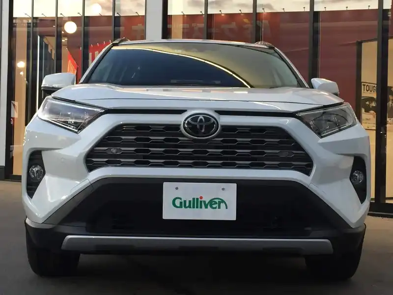 カタログ画像：ＲＡＶ４（RAV4） Ｇ 2019年10月 6BA-MXAA54 2000cc ホワイトパールクリスタルシャイン 燃費15.2km / l フロント