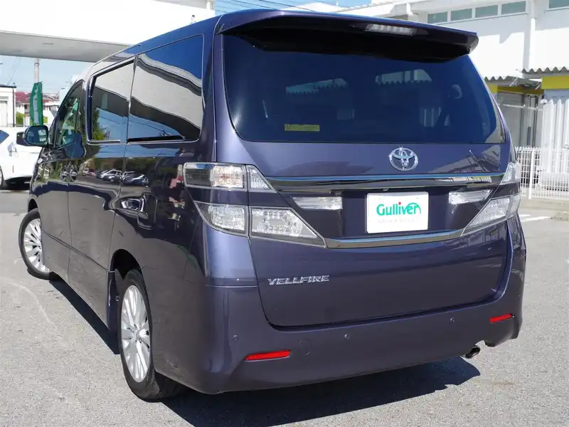 カタログ画像：ヴェルファイア（VELLFIRE） ２．４Ｚ Ｇエディション 2014年4月 DBA-ANH25W 2400cc ボルドーマイカメタリックorダークバイオレットマイカメタリック 燃費10.2km / l バック