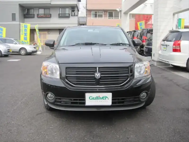 カタログ画像：ダッジ・キャリバー（DODGE CALIBER） ＳＥ 2007年6月 ABA-PM20 2000cc ブラッククリアコート 燃費11.4km / l  フロント