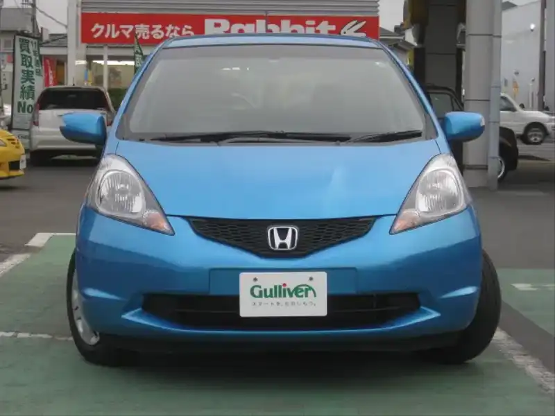 カタログ画像：フィット（FIT） Ｇ ハイウェイエディション 2008年6月 DBA-GE7 1300cc ブリリアントスカイ・メタリック 燃費17.0km / l  フロント