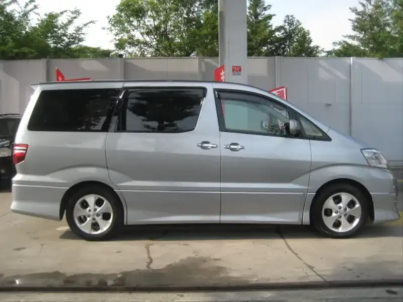 カタログ画像：アルファードＧ（ALPHARD G） ＡＳ プライムセレクションⅡ 2007年6月 DBA-ANH15W 2400cc グレーメタリック 燃費9.4km / l  外装