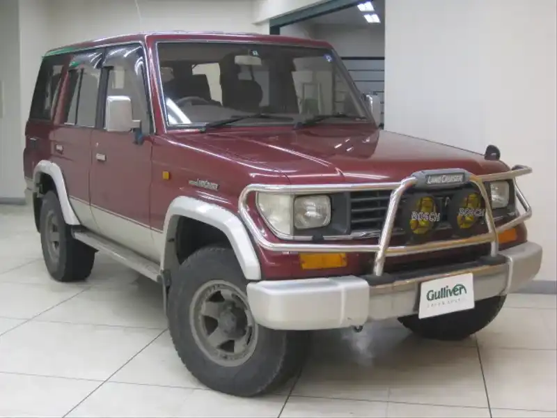 カタログ画像：ランドクルーザープラド（LAND CRUISER PRADO） ４ドア プラドＥＸワイド 1995年1月 KD-KZJ78W 3000cc コーラルリーフトーニング メイン