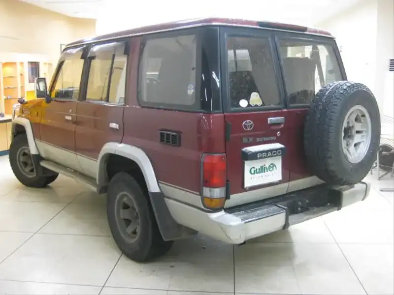 1005544 | カタログ画像：ランドクルーザープラド（LAND CRUISER PRADO） ４ドア プラドＥＸワイド 1995年1月 KD-KZJ78W 3000cc コーラルリーフトーニング バック