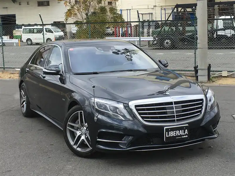 カタログ画像：Ｓクラス（S-CLASS） Ｓ５５０ロング エディション１ 2013年10月 DBA-222182 4700cc アンスラサイトブルー 燃費10.1km / l メイン