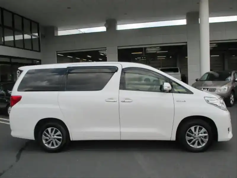 カタログ画像：アルファードハイブリッド（ALPHARD HYBRID） ハイブリッドＧ 2014年4月 DAA-ATH20W 2400cc ゴールドパールクリスタルシャイン 燃費17.0km / l 外装