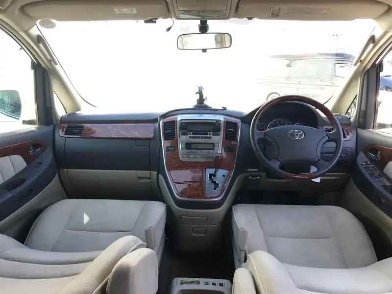 カタログ画像：アルファードＶ（ALPHARD V） ＡＸ Ｌエディション 2004年2月 CBA-ANH15W 2400cc ホワイトパールマイカ 燃費9.4km / l  内装