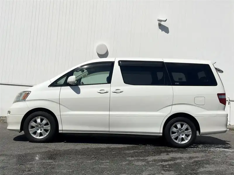 カタログ画像：アルファードＶ（ALPHARD V） ＡＸ Ｌエディション 2002年5月 UA-ANH10W 2400cc ホワイトパールマイカ 燃費9.7km / l  外装