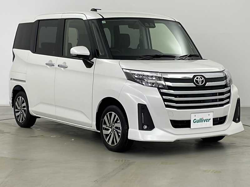 カタログ画像：ルーミー（ROOMY） カスタムＧ 2024年12月 5BA-M910A 1000cc パールホワイトⅢorブラックマイカメタリック×パールホワイトⅢ 燃費16.8km / l メイン