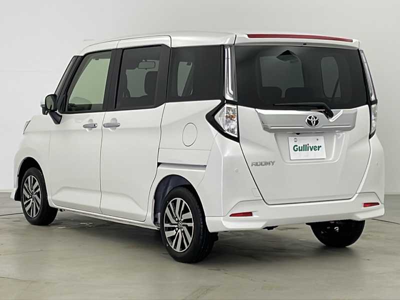 カタログ画像：ルーミー（ROOMY） カスタムＧ 2024年12月 5BA-M910A 1000cc パールホワイトⅢorブラックマイカメタリック×パールホワイトⅢ 燃費16.8km / l バック