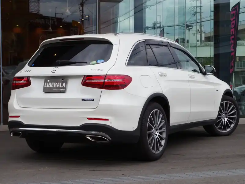 カタログ画像：ＧＬＣ（GLC-CLASS） ＧＬＣ２５０ ４マチックエディション１ 2016年2月 DBA-253946C 2000cc ダイヤモンドホワイト（Ｍ） 燃費13.4km / l バック