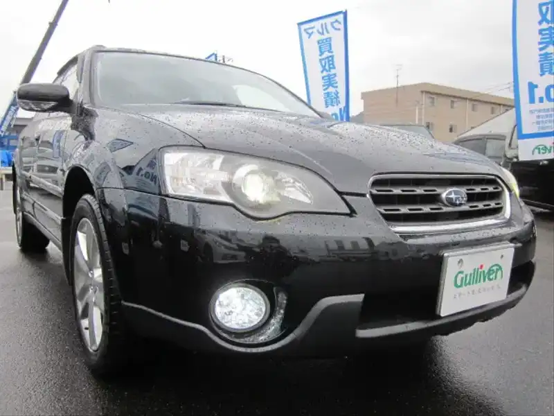 カタログ画像：レガシィアウトバック（LEGACY OUTBACK） ２．５ｉ Ｓスタイル 2005年5月 CBA-BP9 2500cc オブシディアンブラック・パール 燃費13.0km / l  メイン（その他）