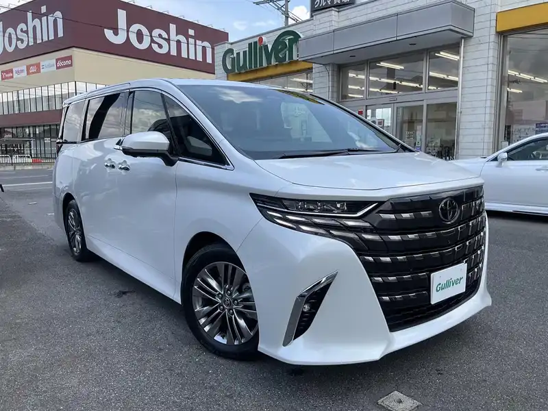 カタログ画像：アルファード（ALPHARD） Ｚ 2023年6月 3BA-AGH40W 2500cc プラチナホワイトパールマイカ 燃費10.6km / l メイン