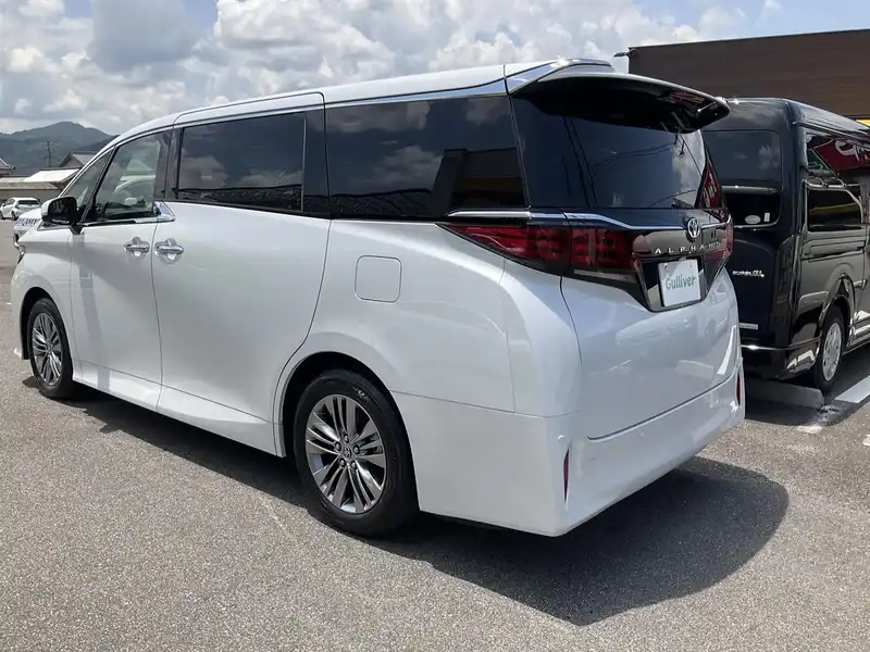 カタログ画像：アルファード（ALPHARD） Ｚ 2023年6月 3BA-AGH40W 2500cc プラチナホワイトパールマイカ 燃費10.6km / l 外装