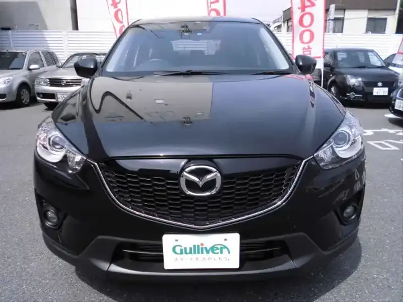 カタログ画像：ＣＸ－５（CX-5） ＸＤ Ｌパッケージ 2012年9月 LDA-KE2FW 2200cc ブラックマイカ 燃費18.6km / l フロント