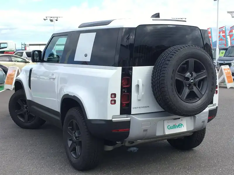 カタログ画像：ディフェンダー（DEFENDER） ９０ベースグレード 2020年4月 3BA-LE62XCA 2000cc フジホワイト 燃費8.3km / l バック