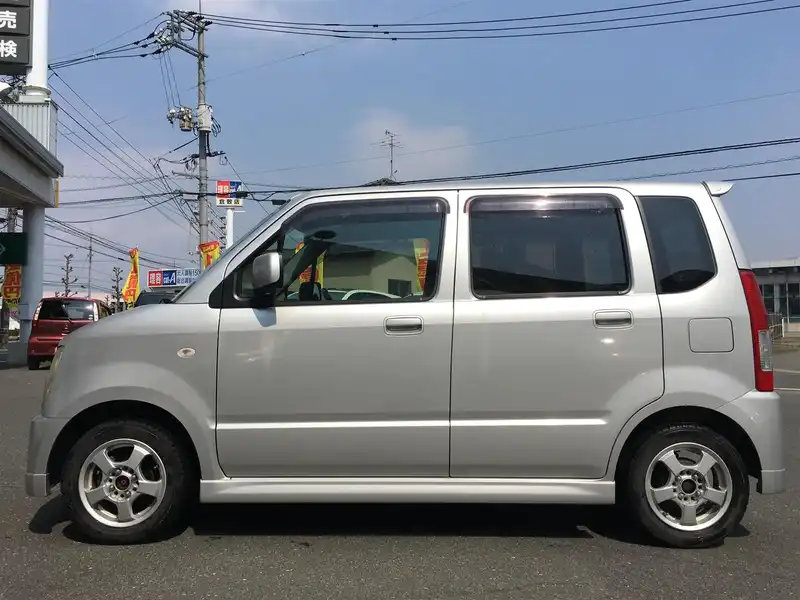 カタログ画像：ワゴンＲ（WAGON R） ＦＸ－Ｓリミテッド 2004年12月 DBA-MH21S 660cc シルキーシルバーメタリック 燃費18.4km / l  外装