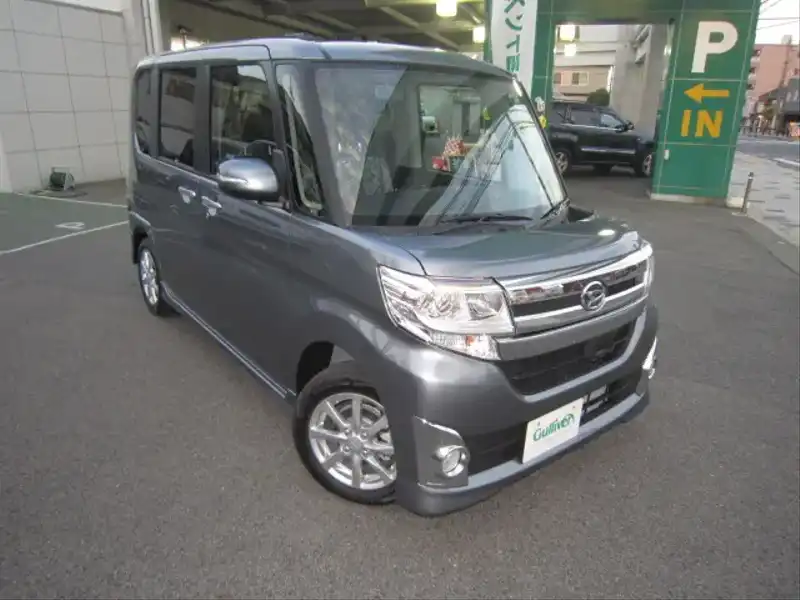 カタログ画像：タント（TANTO） カスタムＸ ＳＡ 2014年10月 DBA-LA610S 660cc タングステングレーメタリック 燃費25.8km / l メイン（その他）