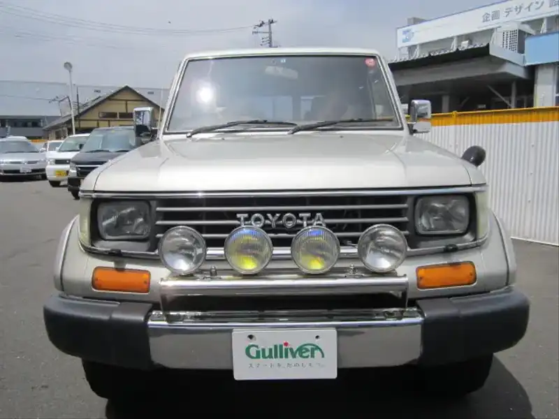 カタログ画像：ランドクルーザープラド（LAND CRUISER PRADO） ４ドア プラドＳＸワイド 1995年1月 KD-KZJ78W 3000cc フラクセンマイカメタリック フロント