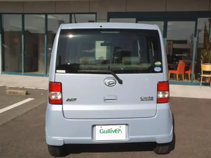 カタログ画像：ムーヴコンテ（MOVE CONTE） Ｇ ＮＡＶＩ 2014年5月 DBA-L575S 660cc ミストブルーマイカメタリック 燃費27.6km / l バック