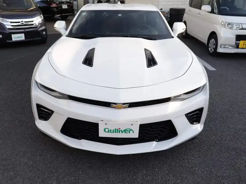 カタログ画像：シボレーカマロ（CHEVROLET CAMARO） ＳＳ 2017年11月 6200cc サミットホワイト フロント