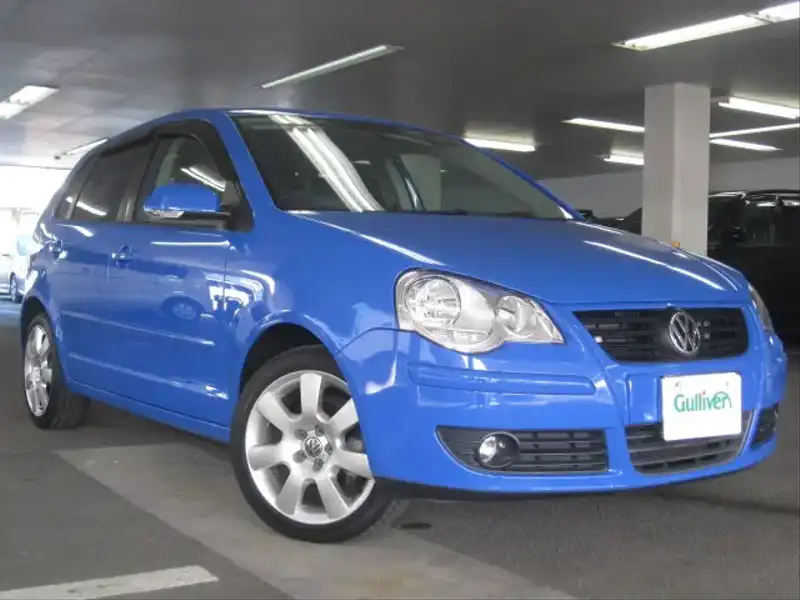 カタログ画像：ポロ（POLO） ポロ ファイン 2007年8月 GH-9NBKY 1400cc サマーブルー 燃費14.4km / l  メイン