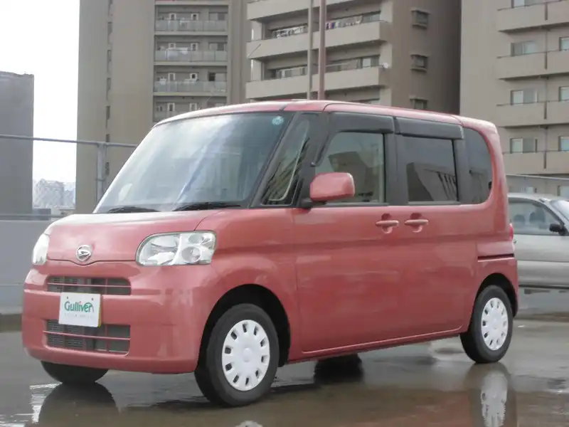 カタログ画像：タント（TANTO） Ｘ 2009年12月 DBA-L375S 660cc ヴェネチアンレッドメタリック 燃費21.0km / l  外装