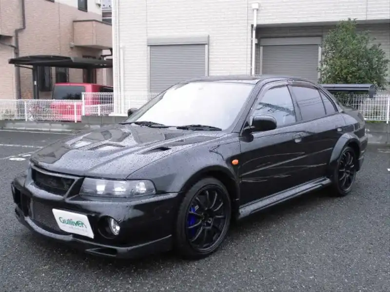 カタログ画像：ランサー（LANCER） ＧＳＲエボリューションⅥ 1999年1月 GF-CP9A 2000cc ピレネーブラック（パール） 外装