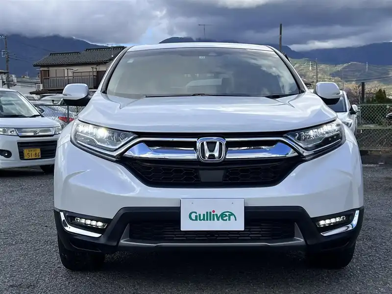 カタログ画像：ＣＲ－Ｖ（CR-V） ＥＸ・マスターピース 2020年6月 6BA-RW1 1500cc プラチナホワイト・パール 燃費14.2km / l フロント