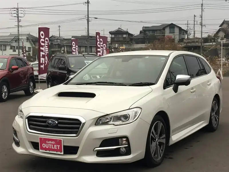 カタログ画像：レヴォーグ（LEVORG） １．６ＧＴアイサイト 2019年6月 DBA-VM4 1600cc クリスタルホワイト・パール 燃費16.0km / l フロント