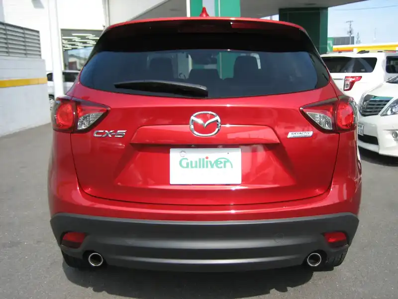 カタログ画像：ＣＸ－５（CX-5） ＸＤ 2014年4月 LDA-KE2AW 2200cc ジールレッドマイカ 燃費18.0km / l バック