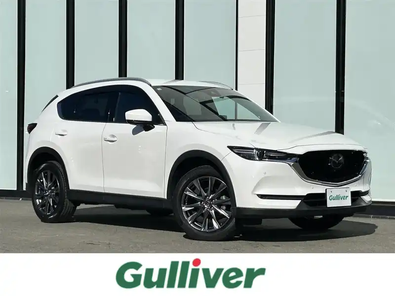 カタログ画像：ＣＸ－５（CX-5） ２５Ｔ １００周年特別記念車 2020年12月 5BA-KF5P 2500cc スノーフレイクホワイトパールマイカ 燃費12.6km / l メイン