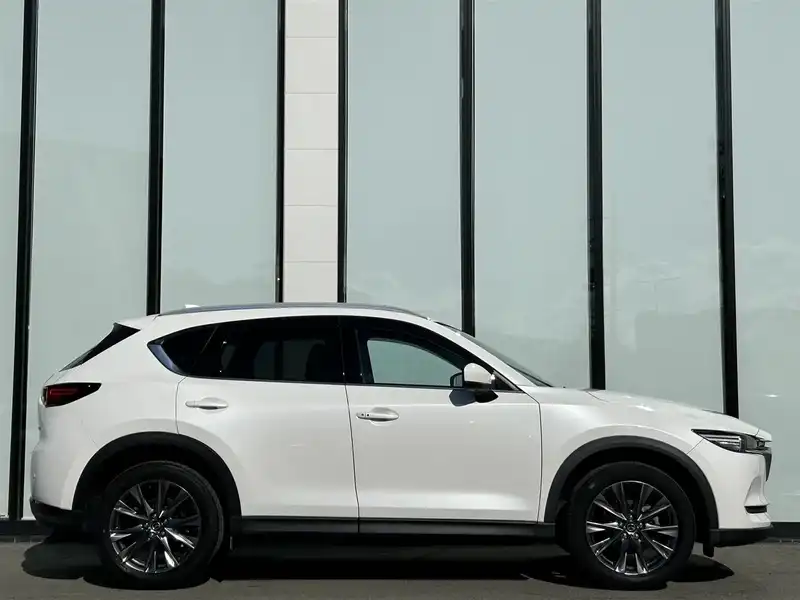 カタログ画像：ＣＸ－５（CX-5） ２５Ｔ １００周年特別記念車 2020年12月 5BA-KF5P 2500cc スノーフレイクホワイトパールマイカ 燃費12.6km / l 外装