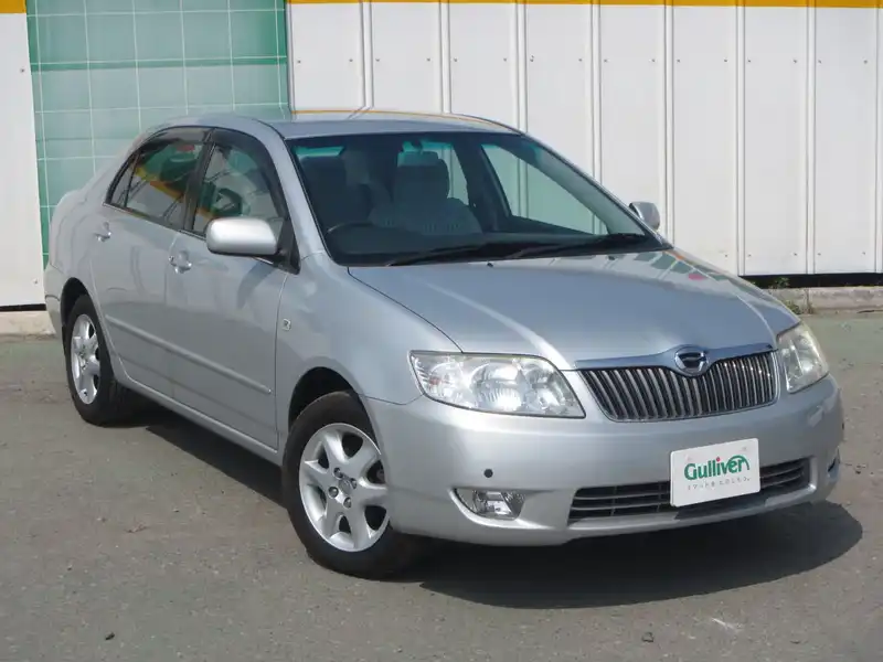 カタログ画像：カローラ（COROLLA） ラグゼール 2004年4月 CBA-ZZE122 1800cc シルバーマイカメタリック 燃費16.0km / l  メイン