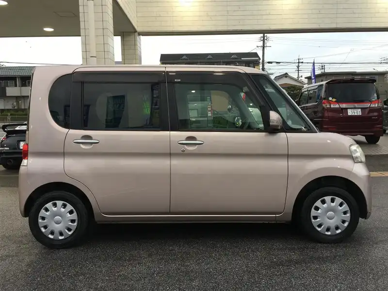 カタログ画像：タント（TANTO） Ｘリミテッド 2008年12月 DBA-L375S 660cc ライトローズメタリック 燃費20.5km / l  外装