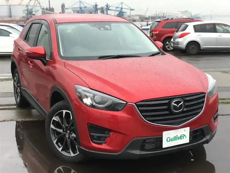 カタログ画像：ＣＸ－５（CX-5） ＸＤ Ｌパッケージ 2015年1月 LDA-KE2FW 2200cc ソウルレッドプレミアムメタリック 燃費18.4km / l メイン