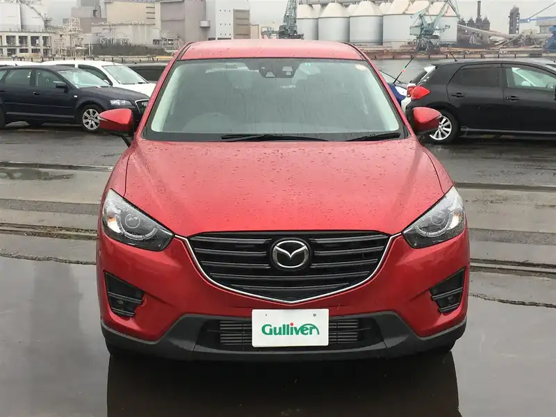 カタログ画像：ＣＸ－５（CX-5） ＸＤ Ｌパッケージ 2015年1月 LDA-KE2FW 2200cc ソウルレッドプレミアムメタリック 燃費18.4km / l フロント