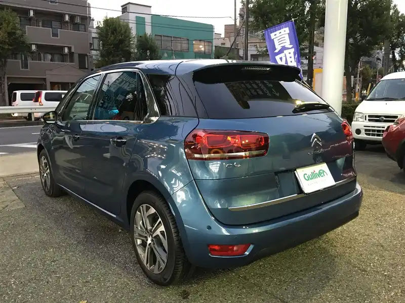 カタログ画像：Ｃ４ ピカソ（C4 PICASSO） １ｓｔアニバーサリー 2015年10月 ABA-B785G01 1600cc ブルー キャノス 燃費15.1km / l バック