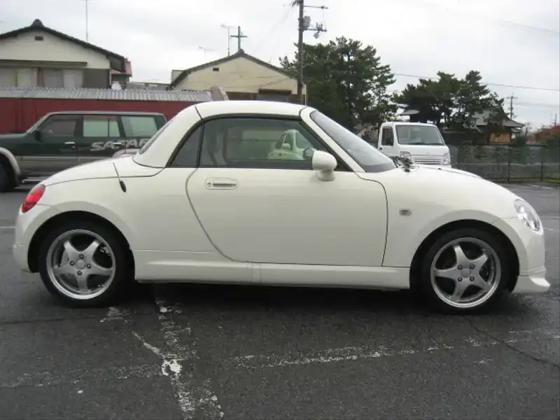 カタログ画像：コペン（COPEN） タンレザーエディション 2008年12月 ABA-L880K 660cc ホワイト 燃費18.0km / l  外装