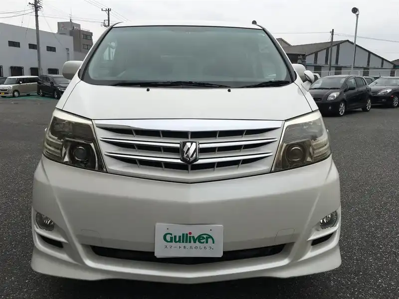 10035405 | カタログ画像：アルファードＶ（ALPHARD V） ＡＳ プラチナセレクション 2006年8月 DBA-ANH10W 2400cc ホワイトパールマイカ フロント