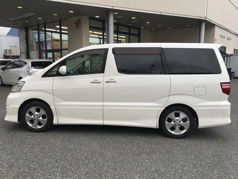 カタログ画像：アルファードＶ（ALPHARD V） ＡＳ プラチナセレクション 2006年8月 DBA-ANH10W 2400cc ホワイトパールマイカ 燃費9.7km / l  外装