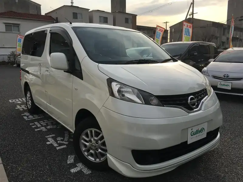 カタログ画像：ＮＶ２００バネットワゴン（NV200VANETTE WAGON） １６Ｓ 2009年5月 DBA-M20 1600cc ホワイトパール（３Ｐ） 燃費12.8km / l メイン