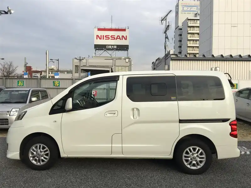 カタログ画像：ＮＶ２００バネットワゴン（NV200VANETTE WAGON） １６Ｓ 2009年5月 DBA-M20 1600cc ホワイトパール（３Ｐ） 燃費12.8km / l 外装